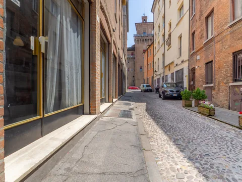 Blick auf die Straße im historischen Zentrum